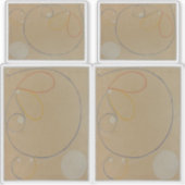 Hilma Af Klint, Seven Point Star No7,抽象芸術・アート シール (正面)