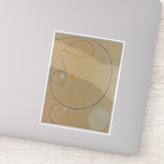 Hilma Af Klint, Seven Point Star No7,抽象芸術・アート シール (詳細)