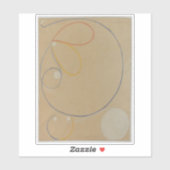 Hilma Af Klint, Seven Point Star No7,抽象芸術・アート シール (シート)