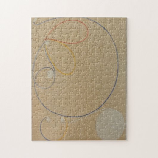Hilma Af Klint, Seven Point Star No7,抽象芸術・アート ジグソーパズル (縦)