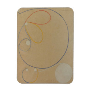 Hilma Af Klint, Seven Point Star No7,抽象芸術・アート マグネット