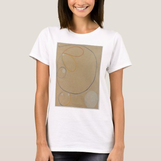 Hilma Af Klint, Seven Point Star No7,抽象芸術・アート Tシャツ (正面)
