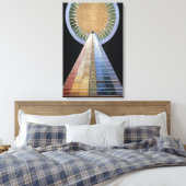 Hilma af Klint - STALAR 絵を描's 1915 キャンバスプリント (インサイチュ (寝室))