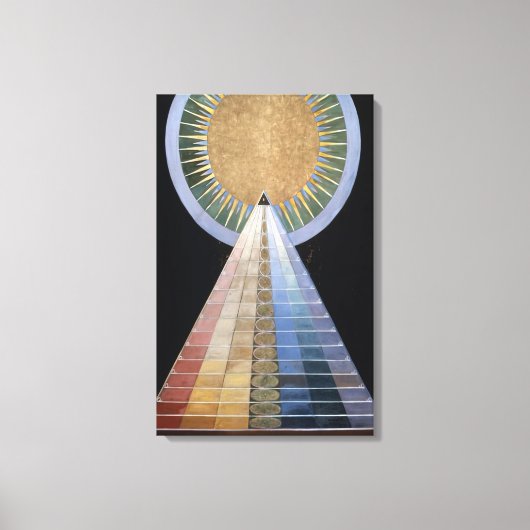 Hilma af Klint - STALAR 絵を描's 1915 キャンバスプリント (正面)