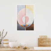 Hilma af Klint 'The Dove' Abstract Art Print ポスター (キッチン)
