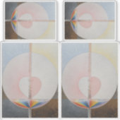 Hilma Af Klint, The Dove No.25,抽象芸術・アート シール (正面)