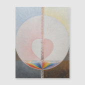 Hilma Af Klint, The Dove No.25,抽象芸術・アート マグネット招待状 (正面)