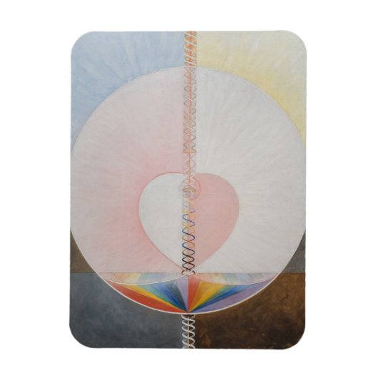 Hilma Af Klint, The Dove No.25,抽象芸術・アート マグネット (縦)