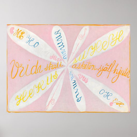 Hilma af Klint - The Eros Series, nr. 5 ポスター (正面)