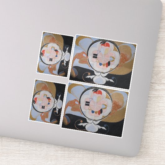 Hilma Af Klint, The Evolution No.13,抽象芸術・アート シール (詳細)