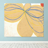 Hilma af Klint - The Seven-Pointed Star No. 1  キャンバスプリント (インサイチュ (ウッドフロア))