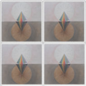 Hilma Af Klint, The Swan No.12,抽象芸術・アート シール (正面)