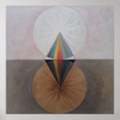 Hilma Af Klint, The Swan No.12,抽象芸術・アート ポスター (正面)