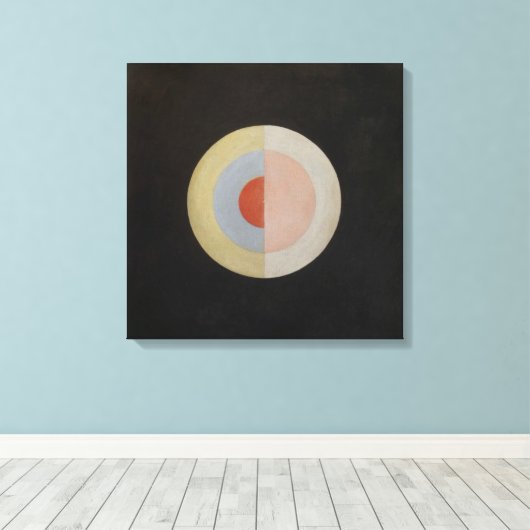 Hilma Af Klint, The Swan No.16,抽象芸術・アート キャンバスプリント (インサイチュ (ウッドフロア))