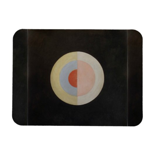 Hilma Af Klint, The Swan No.16,抽象芸術・アート マグネット (横)