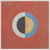 Hilma Af Klint, The Swan No.17,抽象芸術・アート シール (正面)