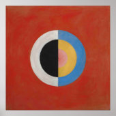 Hilma Af Klint, The Swan No.17,抽象芸術・アート ポスター (正面)