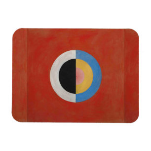 Hilma Af Klint, The Swan No.17,抽象芸術・アート マグネット