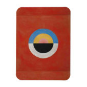 Hilma Af Klint, The Swan No.17,抽象芸術・アート マグネット (縦)