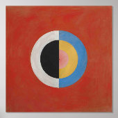 Hilma Af Klint, The Swan No.17,抽象芸術・アート 箔ポスター (正面)