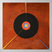 Hilma Af Klint, The Swan No.18,抽象芸術・アート ポスター (正面)