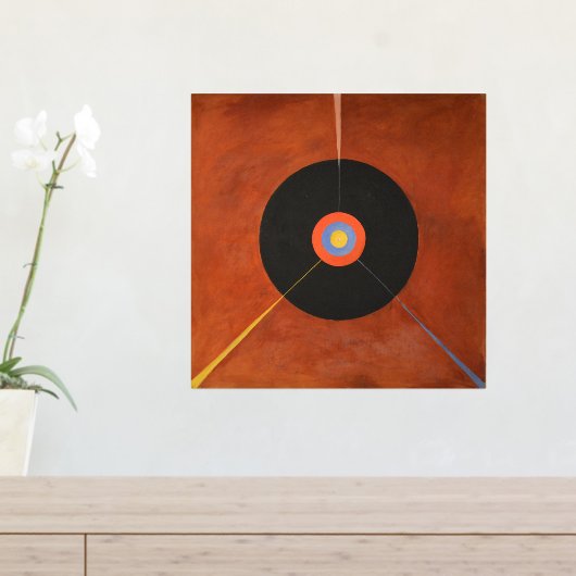Hilma Af Klint, The Swan No.18,抽象芸術・アート 箔ポスター (インサイチュ (サイドラック))