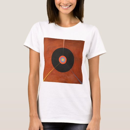 Hilma Af Klint, The Swan No.18,抽象芸術・アート Tシャツ (正面)
