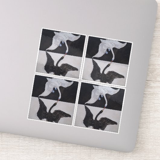 Hilma Af Klint, The Swan No.1,抽象芸術・アート シール (詳細)