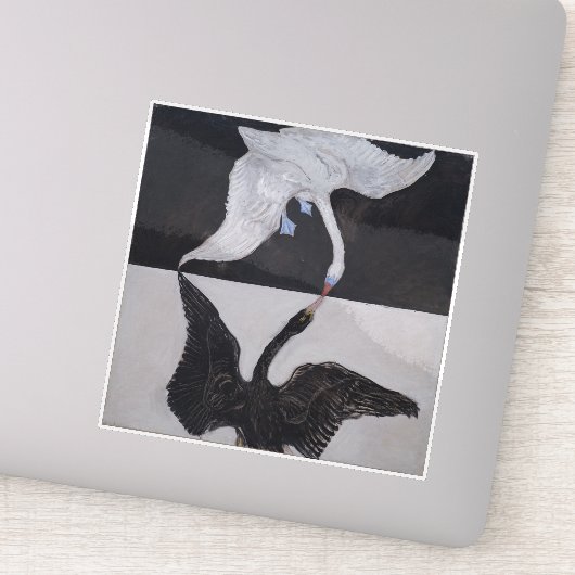 Hilma Af Klint, The Swan No.1,抽象芸術・アート シール (詳細)