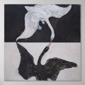 Hilma Af Klint, The Swan No.1,抽象芸術・アート 箔ポスター (正面)