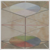 Hilma Af Klint, The Swan No.23,抽象芸術・アート シール (正面)