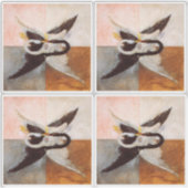 Hilma Af Klint, The Swan No.24,抽象芸術・アート シール (正面)