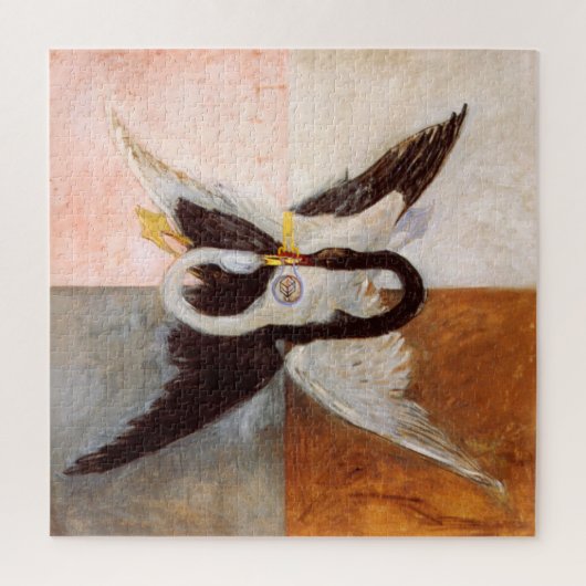 Hilma Af Klint, The Swan No.24,抽象芸術・アート ジグソーパズル (縦)