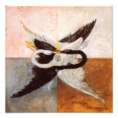 Hilma Af Klint, The Swan No.24,抽象芸術・アート フォトプリント (正面)