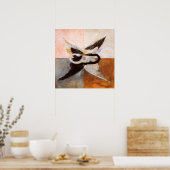Hilma Af Klint, The Swan No.24,抽象芸術・アート ポスター (キッチン)