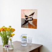 Hilma Af Klint, The Swan No.24,抽象芸術・アート 箔ポスター (レイダウン (キッチン))