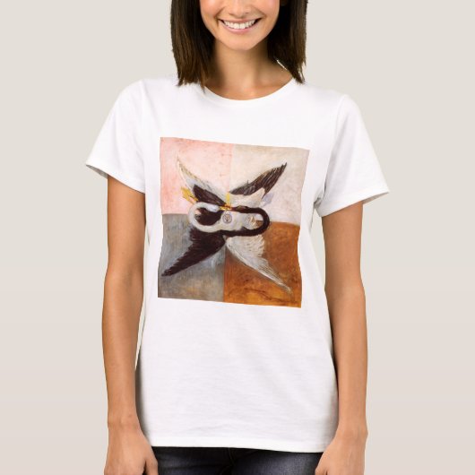 Hilma Af Klint, The Swan No.24,抽象芸術・アート Tシャツ (正面)