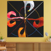 Hilma af Klint - The Swan No. 7 キャンバスプリント (インサイチュ (リビング))