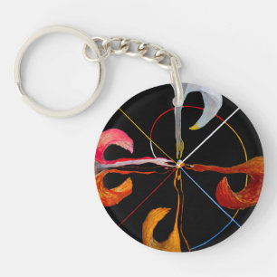 Hilma af Klint - The Swan No. 7 キーホルダー