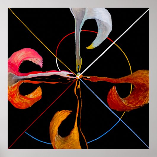 Hilma af Klint - The Swan No. 7 ポスター (正面)