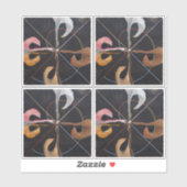 Hilma Af Klint, The Swan No.7,抽象芸術・アート シール (シート)