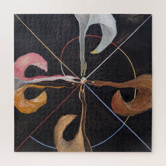 Hilma Af Klint, The Swan No.7,抽象芸術・アート ジグソーパズル (縦)