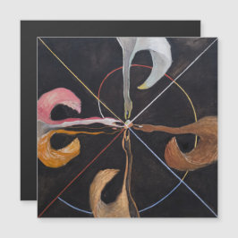 Hilma Af Klint, The Swan No.7,抽象芸術・アート マグネット招待状