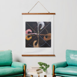 Hilma Af Klint, The Swan No.7,抽象芸術・アート 吊り下げ型タペストリー