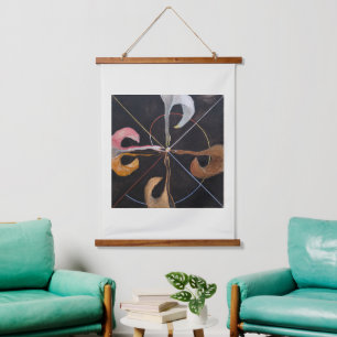 Hilma Af Klint, The Swan No.7,抽象芸術・アート 吊り下げ型タペストリー