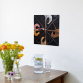 Hilma Af Klint, The Swan No.7,抽象芸術・アート 箔ポスター (レイダウン (キッチン))