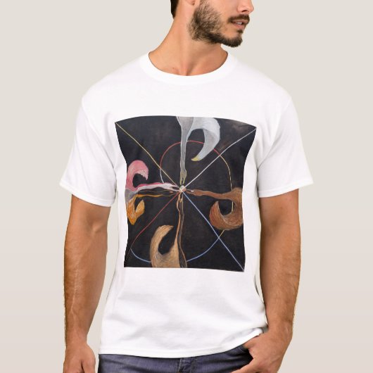 Hilma Af Klint, The Swan No.7,抽象芸術・アート Tシャツ (正面)