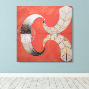 Hilma Af Klint, The Swan No.9,抽象芸術・アート キャンバスプリント