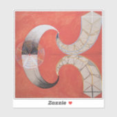 Hilma Af Klint, The Swan No.9,抽象芸術・アート シール (シート)