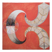 Hilma Af Klint, The Swan No.9,抽象芸術・アート フォトプリント (正面)